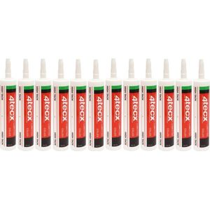 4Tecx - Montagekit High Tack - Zwart - 290ml - 12 stuks