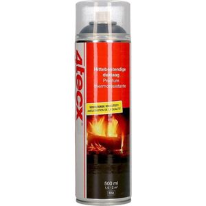 4tecx Industrielak Spray Hightemp Zwart RAL9005 500Ml