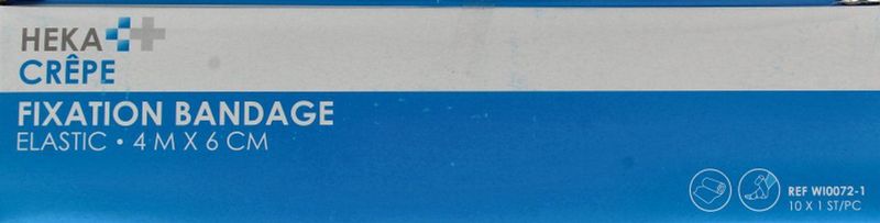 Heka - Crepe Windsel - 4m x 6 cm - 10 Stuks - Elastisch Fixatiewindsel