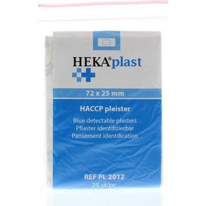 HEKA - PL2012 - Vingerpleisters - Blauw - 25 stuks - HACCP Conform
