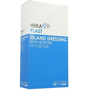 Heka - Eilandpleister - 10 x 20 cm - 25 Stuks - Hypoallergene Kleeflaag