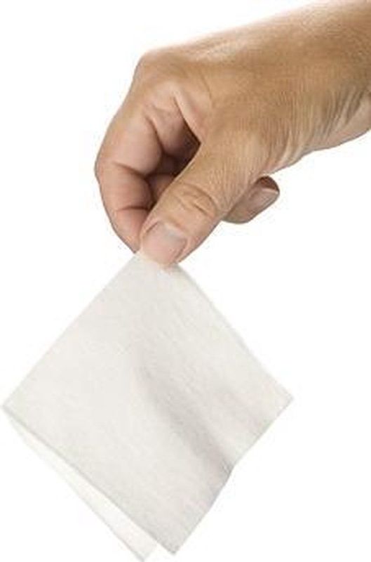 HEKA - Soft Non-Woven Kompres - Wit - 70% Viscose 30% Polyester