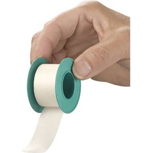 Heka - Silk Adhesive Plaster - 5m x 2.5cm - Individueel of in Bulk - 12 Stuks