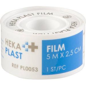 HEKA film hechtpleister PE tape 5 m x 2,5 cm - 1 stuk