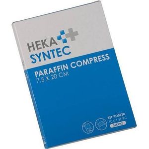 HEKA - Zalfkompres - 7,5 x 20 cm - Steriel - 10 stuks