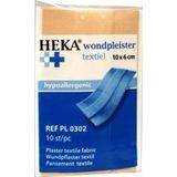 HEKA - Elastische Textiel Wondpleister - 10 x 6 cm - 10 Stuks