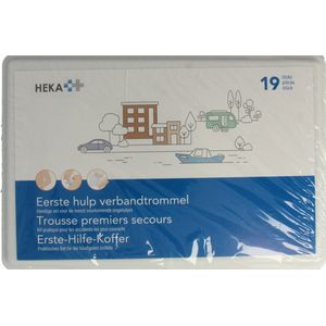 Heka eerste hulp verbandset - verbandtrommel