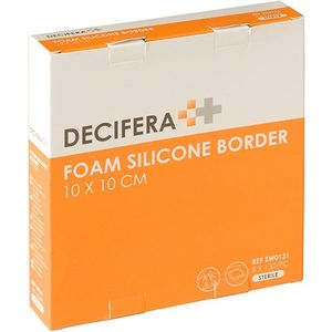 Decifera - Foam Silicone border - Silicone Wondpleister - 10 x 10 cm - 5 St.