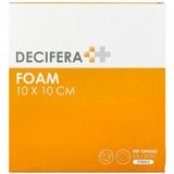 Decifera - Foam Silicone Border - Gaaskompres - Absorberend - Niet Verklevend