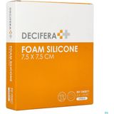 Decifera Foam Silicone 7,5 x 7,5 cm - 5 stuks