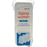 Watten Zig Zag - 100gr - Extra zacht - Gemaakt van 100% gebleekt katoen