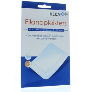 Hekaplast Eilandpleister 10 x 15 cm steriel 10st