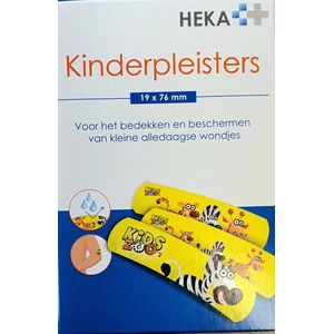 Kinderpleister 19x76mm - 20 stuks Ehbo wondpleister voor kinderen