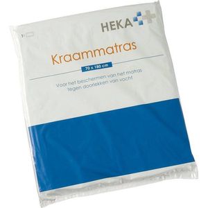 Heka Kraammatras 70 x 180 cm - Bevalling - Incontinentie - Bedplassen - Zwangerschap - Bevalling - Incontinentiepads - Urineverlies