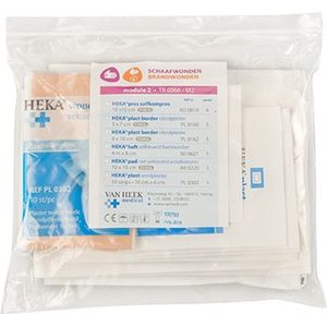 EHBO - Schaaf- en Brandwonden Module - Inhoud 5 x Eilandpleister, 1 x Wondkompres, 1 x Wondpleister, 1 x Zalfkompres, 1 x Windsel