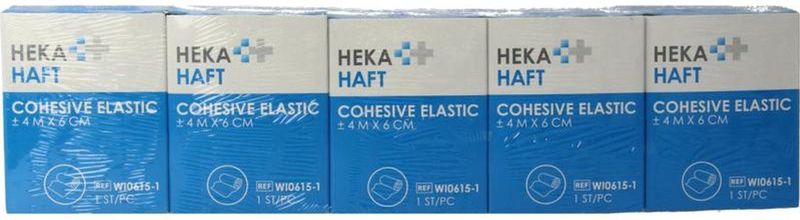Hekahaft - Cohesive windsel 4m x 6 cm - 5 Stuks