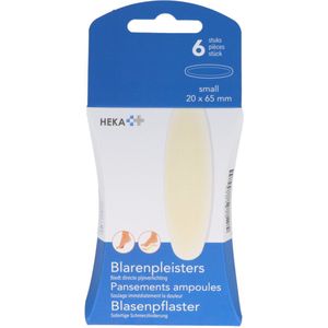 Heka - Blaarpleisters - 6 Stuks - Bescherming - Snelle Genezing - Comfortabel Draagcomfort