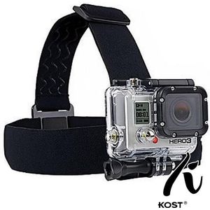 Hoofdband/Head strap voor Gopro en andere actioncams plus gratis 360 graden klem