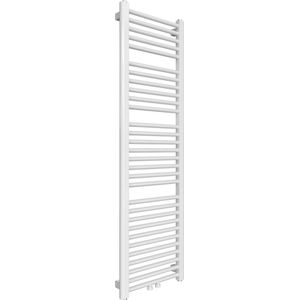 Rosani Polo Designradiator - 40x8x134cm - middenaansluiting - 496 watt - wit glans