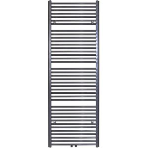Rosani Polo Designradiator - 60x8x118cm - middenaansluiting - 643 watt - graphit glossy