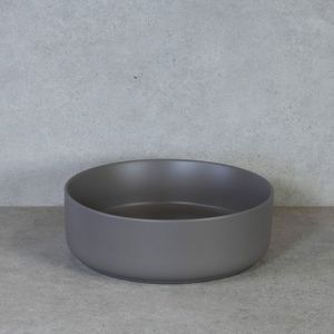 HR Badmeubelen Note Waskom opbouw - 37x12cm - keramisch - mat taupe 10401058
