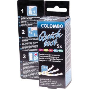 Colombo Quicktest 6 in 1 Teststrips - Aquariummeter
