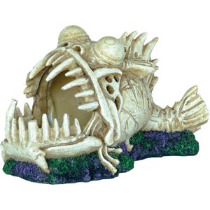 Superfish Deco Led Monster Fish - Aquarium - Ornament - 20x11x13 cm Blauw