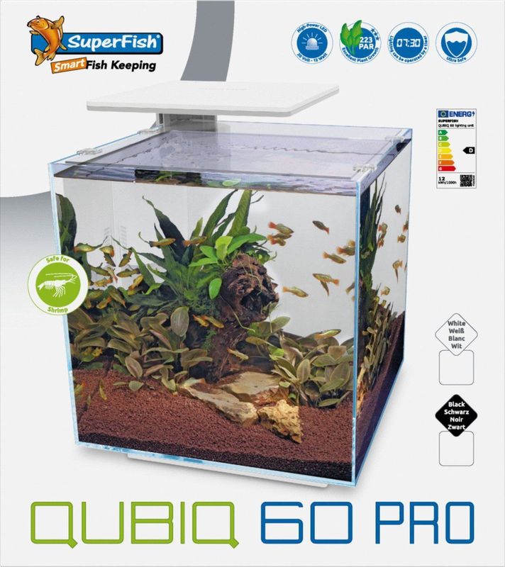 SuperFish aquarium QubiQ 60 Pro zwart 60 L