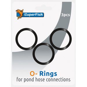 SuperFish O-ringen voor vijverslang verbindingen 3 stuks