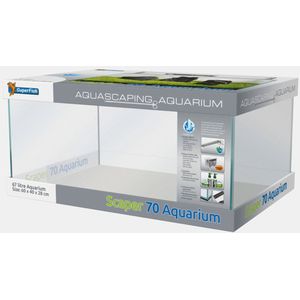 SuperFish - Scaper 70 - Aquarium - Transparant - 70L - 60 x 40 x 28CM