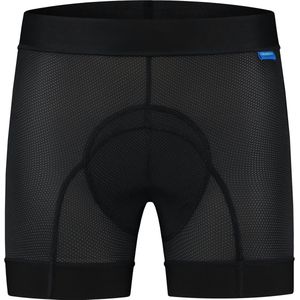 Bikeboxer Heren E-bike fietsonderbroek met zeem Zwart - 3XL