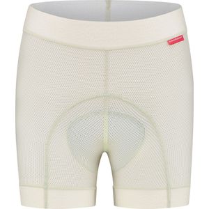 Bikeboxer Dames E-bike fietsonderbroek met zeem Ivory - S
