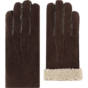 Laimbock Helsingborg Havana bruine wollen handschoenen - 6.5