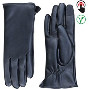 Laimböck Dames Vegan Leren Handschoenen Livigno Black