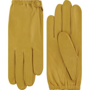 Laimböck Apiro - Ongevoerde leren dames handschoenen Color: Yellow, Size: 7.5