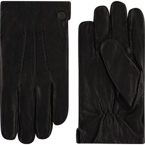 AKAROA ESTD 2019 Lederen handschoenen voor heren DAN, Italiaanse schapenvacht, 100% behaaglijk warme lamsvacht voering, 5 maten S-XXL, Zwart, M AKAROA ESTD 2019 Lederen handschoenen voor heren DAN, Italiaanse schapenvacht, 100% behaaglijk warme lamsvacht voering, 5 maten S-XXL, Zwart, M