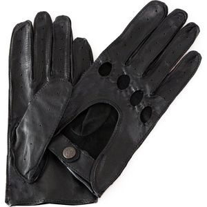 Laimbock Mackay Handschoenen – Leren Winterhandschoenen – Gemaakt van Echt Leder - Heren en Dames – Leren Handschoenen Heren – Zwart Leer – Maat 8