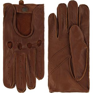Laimbock Manly Handschoenen – Leren Winterhandschoenen – Gemaakt van Echt Leder - Heren en Dames – Leren Handschoenen Heren – Zwart Leer – Maat 9,5