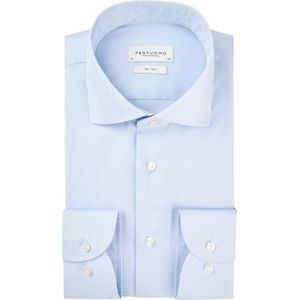 Profuomo - Lichtblauw Overhemd - Katoen - Slim Fit