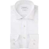 Profuomo - Regular Fit Overhemd - Wit - 100% Katoen - Strijkvrij