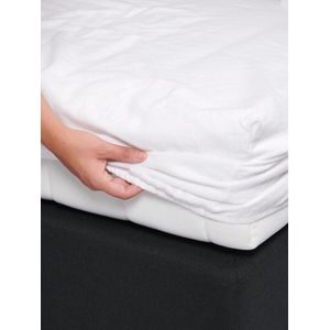 Hoeslaken Essenza Molton White (Katoen)-80 x 190 cm