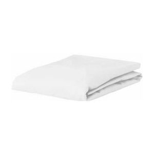 ESSENZA Satin Hoeslaken Wit - 160 x 200 cm - Katoen
