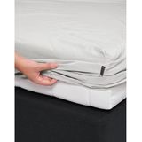 ESSENZA - Premium Percale - Hoeslaken - Zilver - Katoen