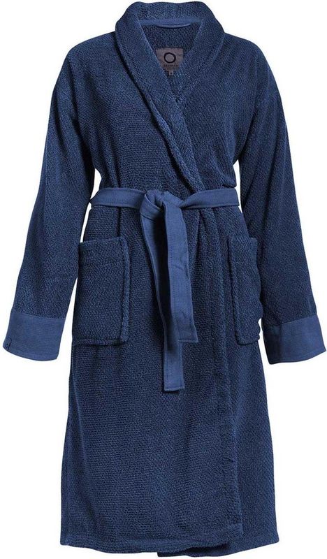 Bademantel Essenza Connect Organic Uni Blue-S