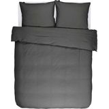 Essenza - Guy - Dekbedovertrek - Antraciet - Katoen - Inclusief Kussenslopen