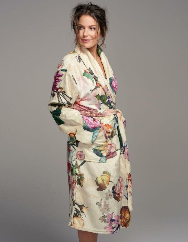 Bademantel Essenza Fleur Ecru-S