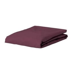 ESSENZA Satin Hoeslaken Marsala - 90x210 cm