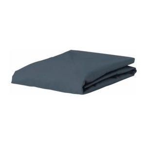 Spannbettlaken Essenza Premium Stone Blue (Perkal)-80 x 200 cm