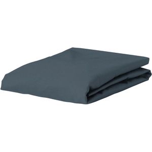 Hoeslaken Essenza Premium Stone Blue (Percal)-140 x 200 cm