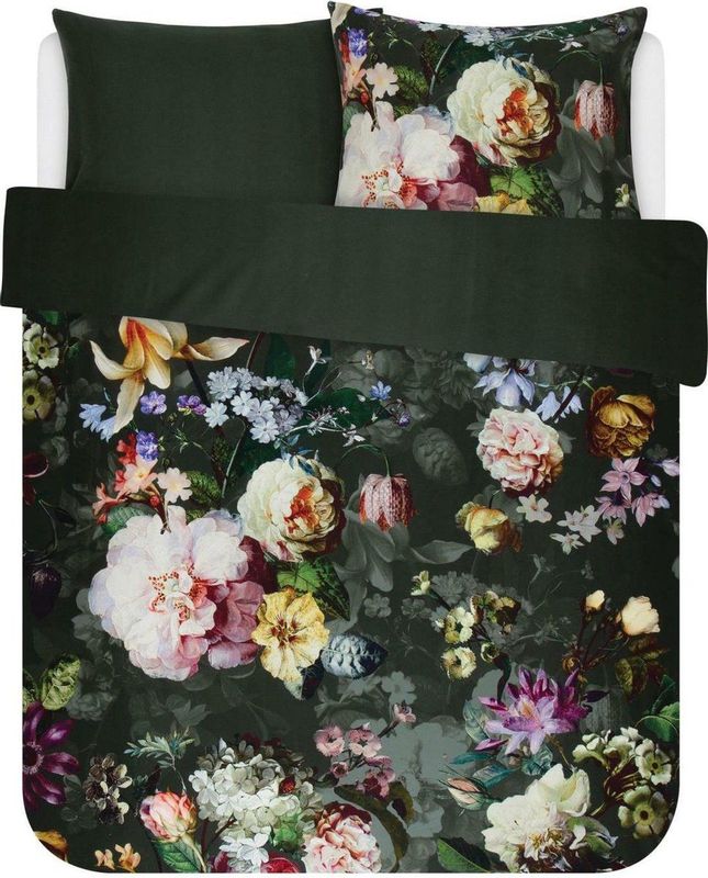 ESSENZA Fleur Dekbedovertrek Groen –